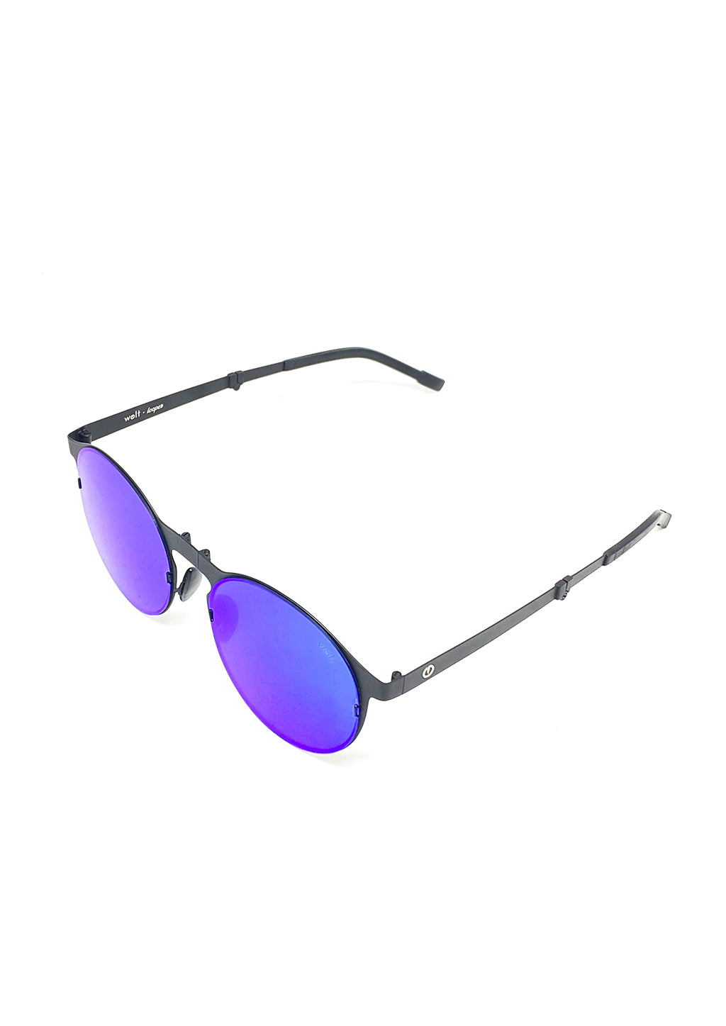 Foldable sunglasses - Looper classic round design - From upfront.