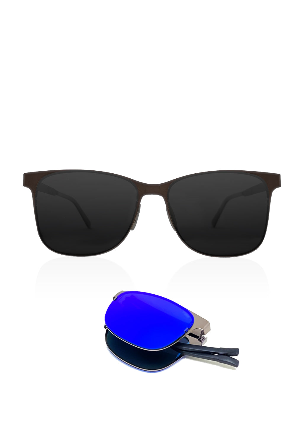 Foldable sunglasses - Rover classic wayfarer design - Front photo